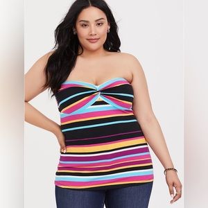 🌟 3/$15 Torrid striped tube top size 5
